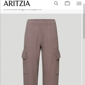 ARITZIA Tna Cozy Fleece Mega Cargo Sweatpant